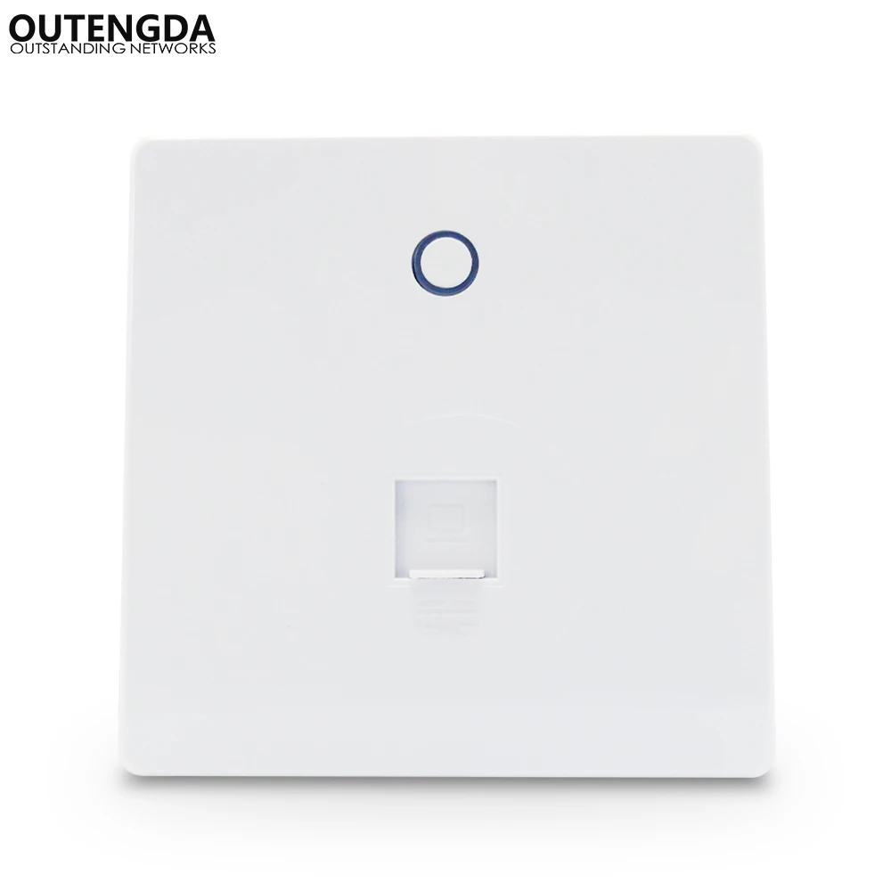 

802.11AC in Wall Wifi Router Wireless Access Point 750Mbps Indoor Wall WiFi AP Power over Ethernet(PoE in) with LAN data output