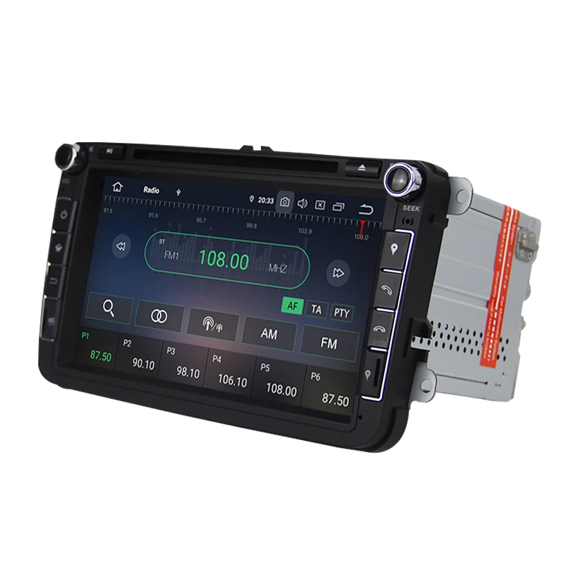 2 din Android 9 Восьмиядерный 4 Гб 64 ГБ Автомобильный DVD для VW Passat CC Polo GOLF 5 6 Touran EOS T5 Sharan Jetta Tiguan gps Радио DSP