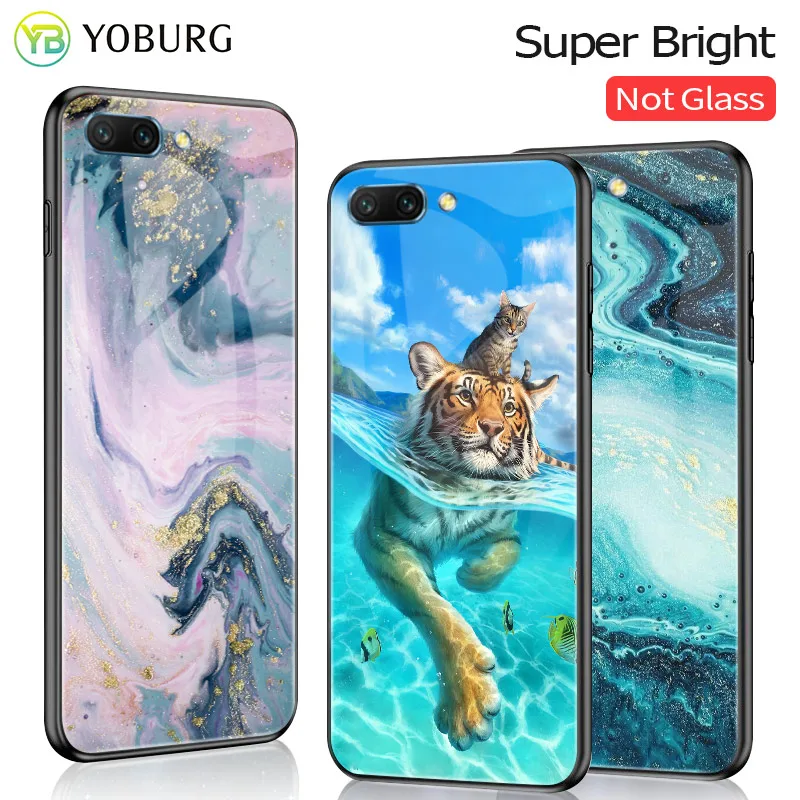 

sFor Huawei Honor 7A 7A Pro Case Cover Super Bright PC+TPU 2 in 1 Glossy Case For Huawei Honor 7C AUM L41 5.7 Cases