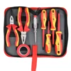 Hi-Spec 8pc VDE 1000V Approved  Insulated Electrician Tool Set S2 Magnetic Screwdriver Set  Tester Electric Tape Cutting Pliers ► Photo 2/6