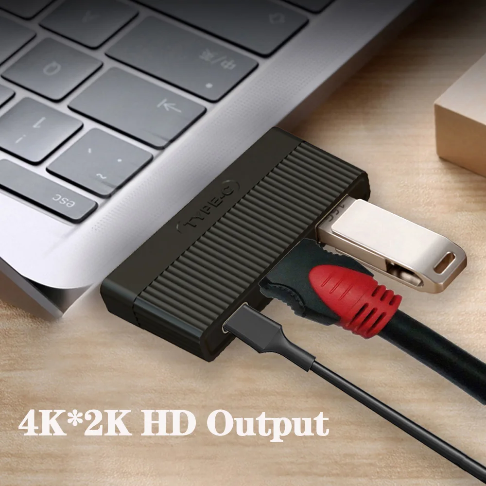 USB3.0 type C к USB-C 4K HDMI PD концентратор адаптер для мобильных планшетов Быстрая зарядка абсолютно и высококачественный