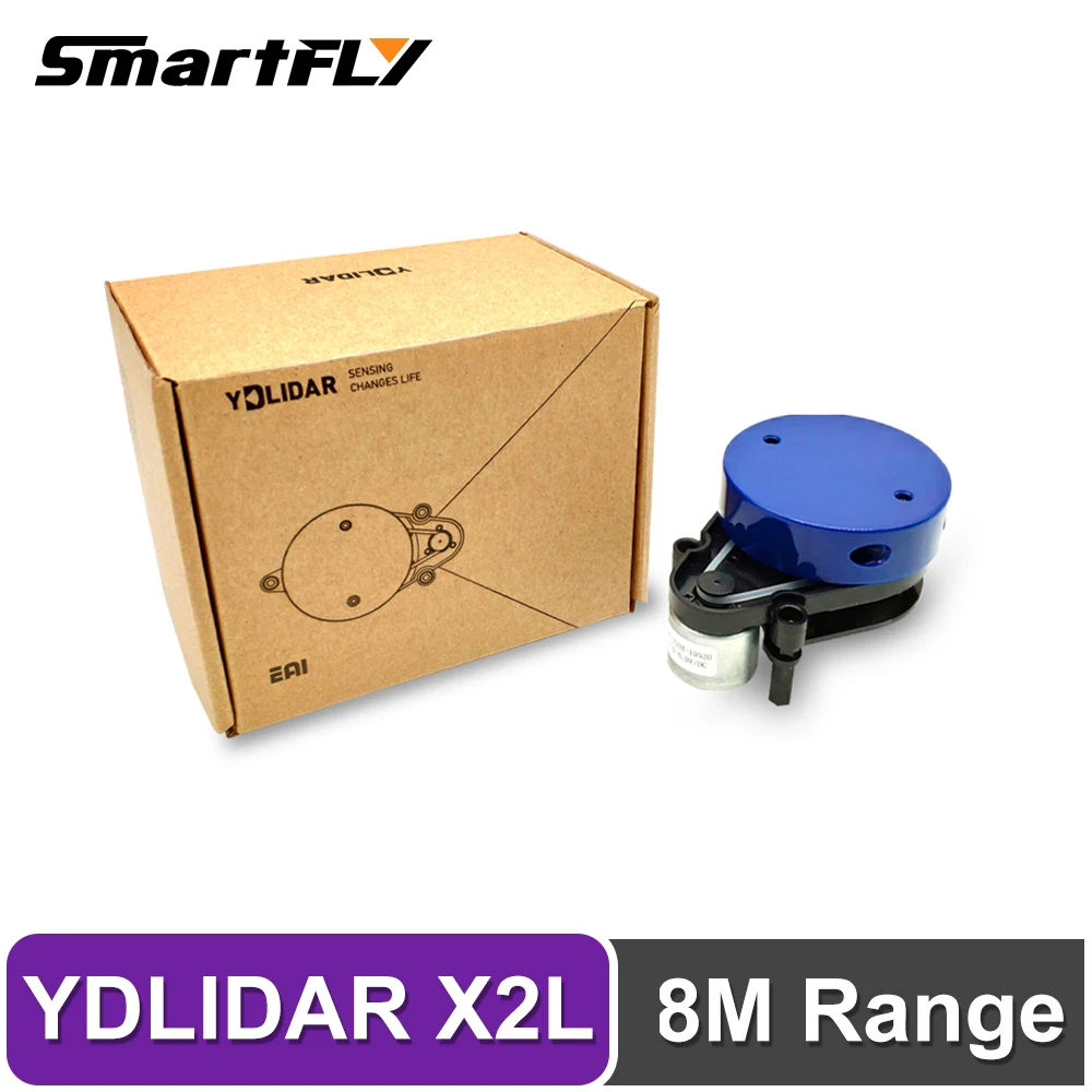 Gran oferta SmartFly-escáner láser YDLIDAR X2L Lidar, bajo coste, 2D, módulo de Sensor de rango para Robot ROS SLAM, interiores aVjVjpmRl