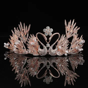 

Crystal Vintage Royal Queen King Tiaras and Crowns Men/Women Pageant Prom Diadem Hair Ornaments Wedding Hair Jewelry Accessories