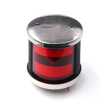 Морской лодка понтон красный зеленый порт стороны правого борта СВЕТОДИОДНЫЙ навигационный светильник 0-24 В