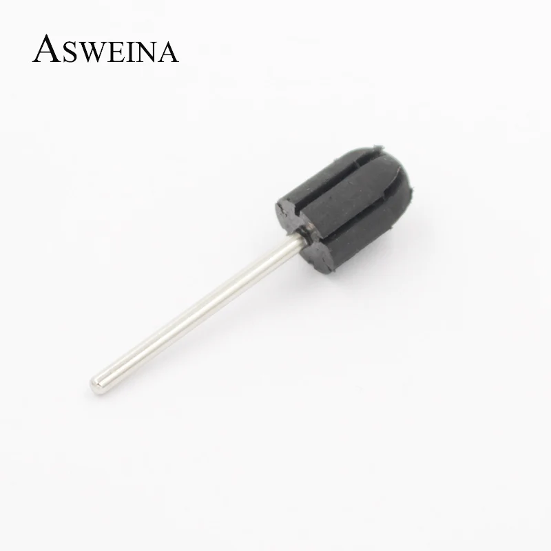 ASWEINA 10*15 мм 10 шт./компл. электрические аксессуары для сверления ногтей шлифовальные ленты блок крышки резиновая насадка педикюр инструменты для ногтей