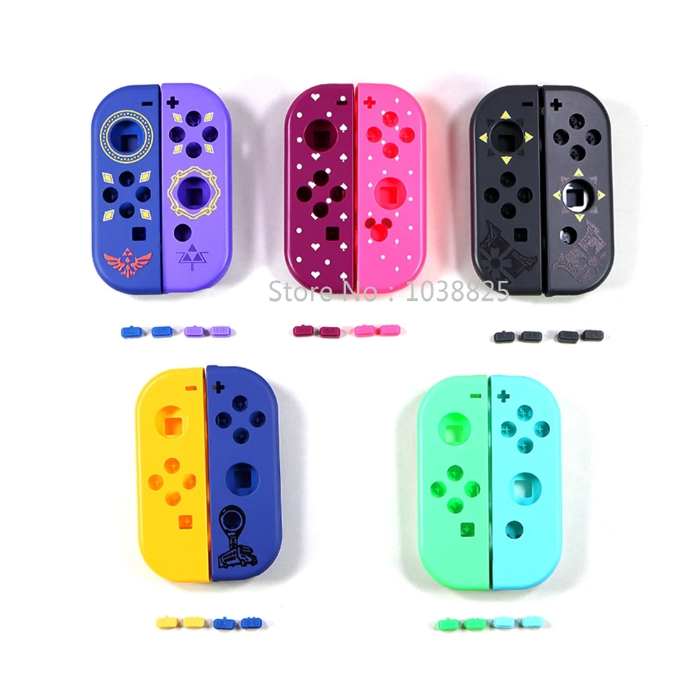 

5sets Housing shell case DIY hard Joycon housing cover case for Nintendo Switch Controller middle frame SL SR buttons