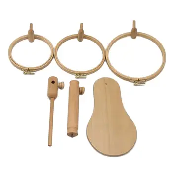 

Wood Embroidery Hoop Cross Stitch Needlework Ring Frame Sewing Tool Adjustable