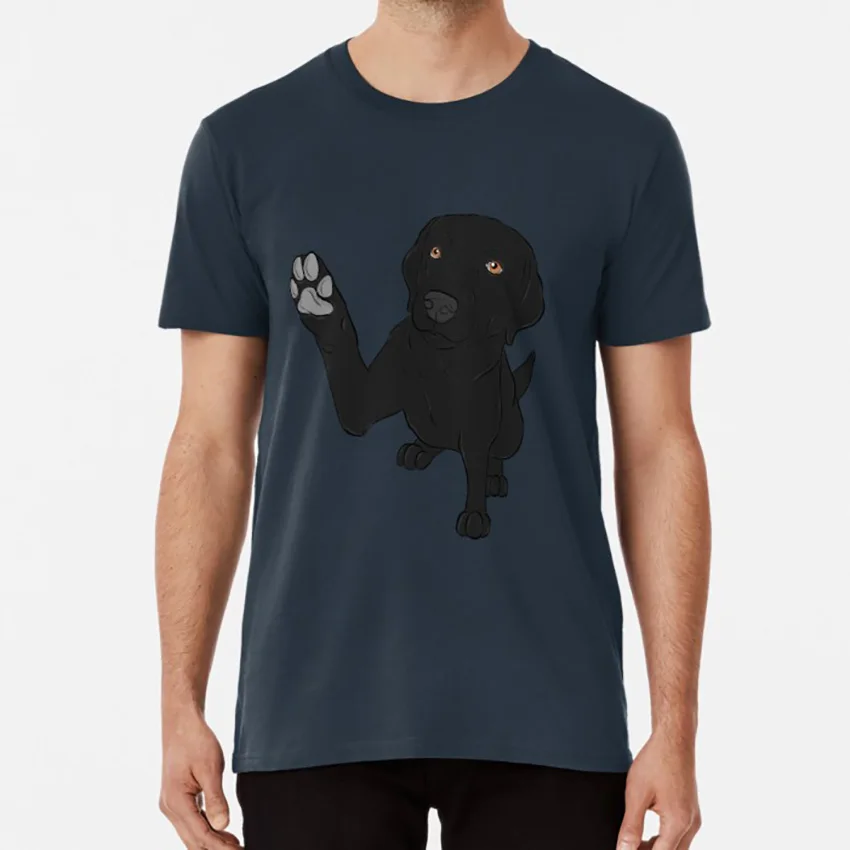 Футболка с надписью Game me Paw-Black Lab Лабрадор ретривер лаборатория black lab лабрадор