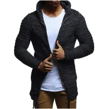 Dropshipping 2019 Autumn Winter Mens Cardigan Sweater Solid Slim Fit Zipper Sweater Coats Men Thick Fleece Hooded Sweater Men Dropshipping 2019 Autumn Winter Mens Cardigan Sweater Solid Slim Fit Zipper Sweater Coats Men Thick Fleece Hooded Sweater Men