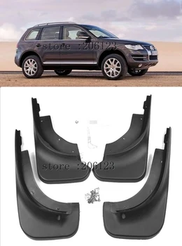 

For VW Touareg Mk1 2005 -2008 2009 2010 Facelift Mudflaps Splash Guards Front Rear Mud Flap Mudguards Fender Molded Mud Flaps