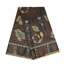 Анкара Африки полиэстер воск принты ткань бинта реальные воск высокое качество 6 ярдов африканская ткань для вечерние платье 462