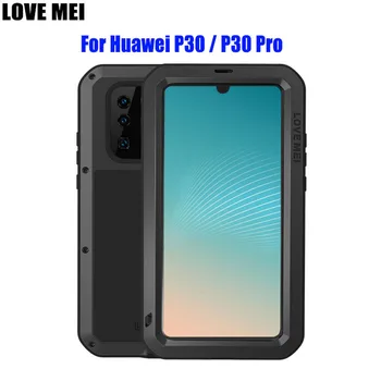 

Original Love Mei Powerful Case For Huawei P30 Pro Shockproof Metal Aluminum Case Cover