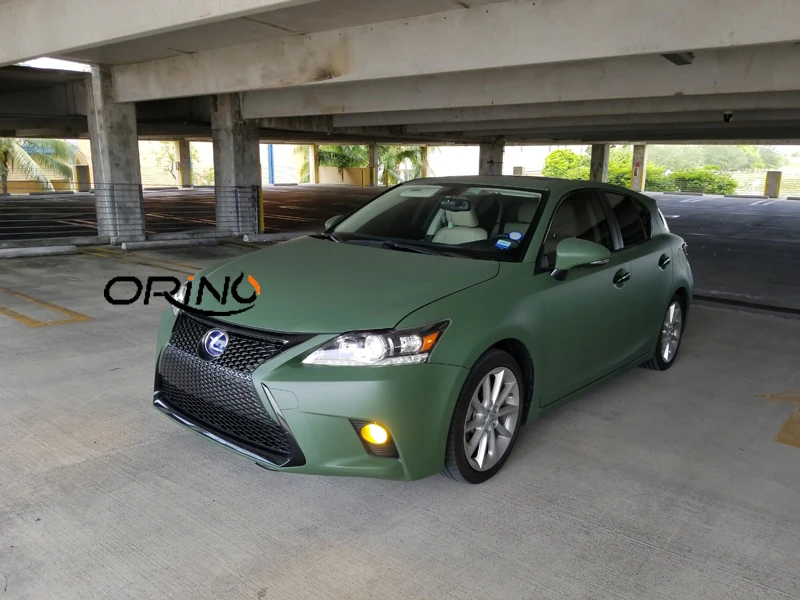 Matt Army Green Vinyl Wrap Sticker-4