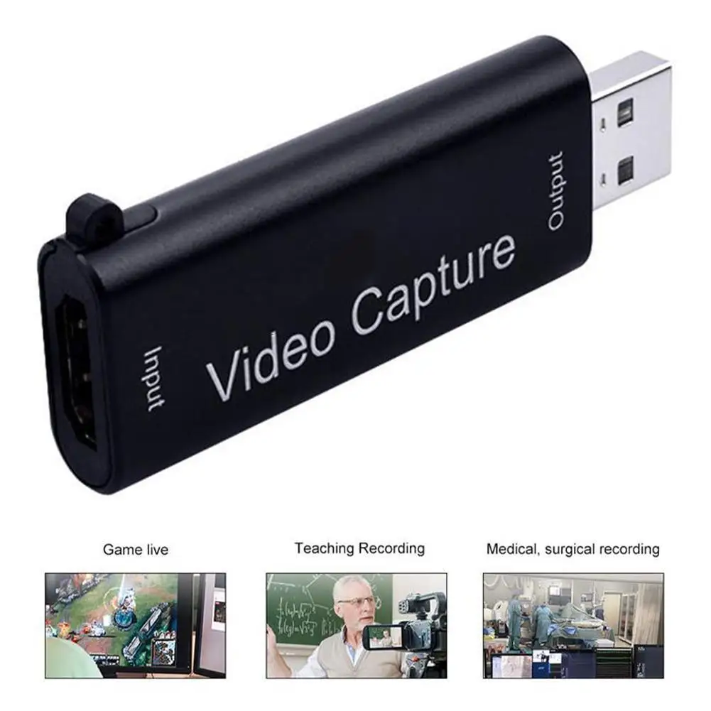 USB 2 0 плата захвата видео устройство записи звука коллектор игр для Ps4 Windows Linux |