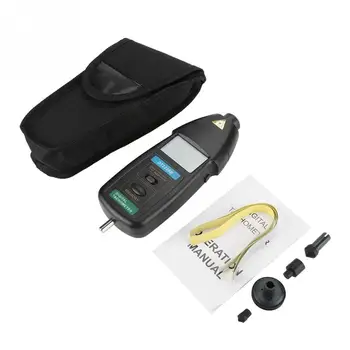 

DT2236B Digital Tachometer Measuring Tools Professional Photo/Contact Tachometer Handheld LCD Digital Tach Meter Tester