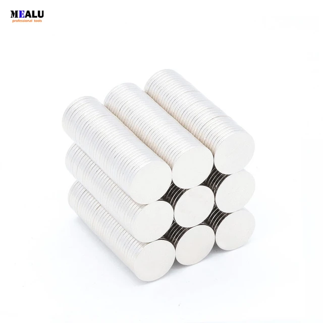 Magnet 100pcs N50 12x1mm Small Round Magents Magnes Neodymowy Aimant Frigo  Tableau Magnetique Iman Neodymium - Magnetic Materials - AliExpress