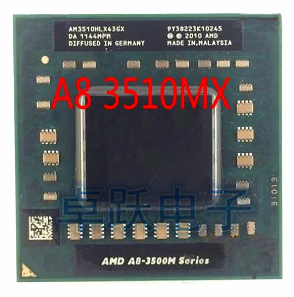 Оригинальный четырехъядерный процессор AMD A8-3510MX A8 3510MX для ноутбука 1 8 ГГц FS1