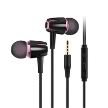 Wired Headphones Subwoofer Earbuds Volume Music Adjustable Sport with Gaming for Xiaomi