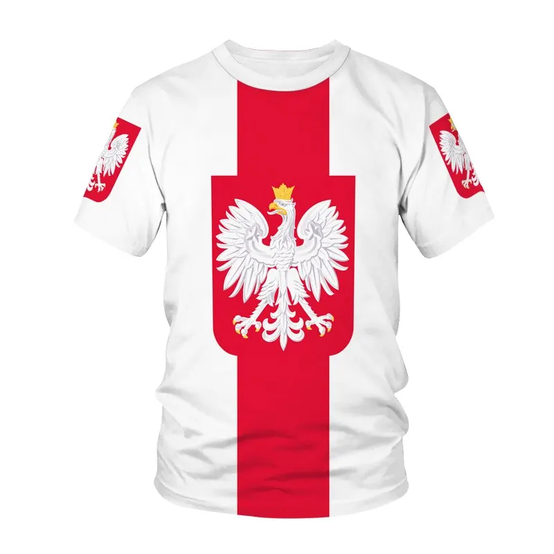 KIDS Boys Girls Russia 2018 Football Top Personalised Poland Polska T shirt!! 