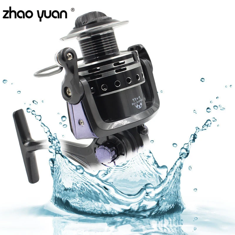 Fishing Reel 11+1BB Metal Feeder Reel Spinning 3000 4000 5000 6000 Series Saltwater Wheel Carp Fishing Reels Carretilha