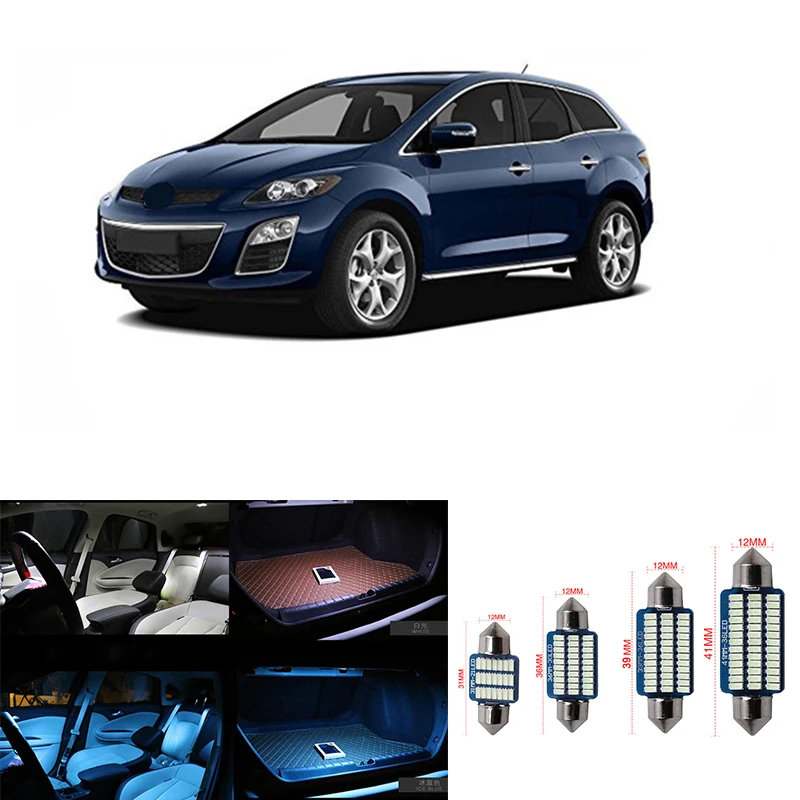 Kit De Bombillas Led Canbus Para Interior De Coche Mazda Luz De Techo Para Matricula De Maletero Canbus Para Mazda Cx 7 Cx7 07 08 09 10 11 12 12 Uds Lampara De Senalizacion Aliexpress