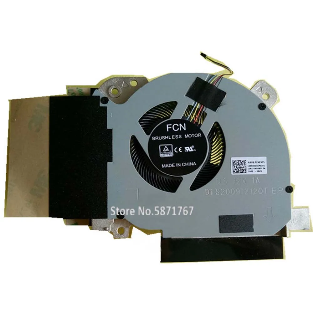 Cooling Fan For Asus ROG Zephyrus M GM501 GM501GS 13N1-4MA0801 13NR0030AP0201 DFS200912120T-FKFL | Компьютеры и офис