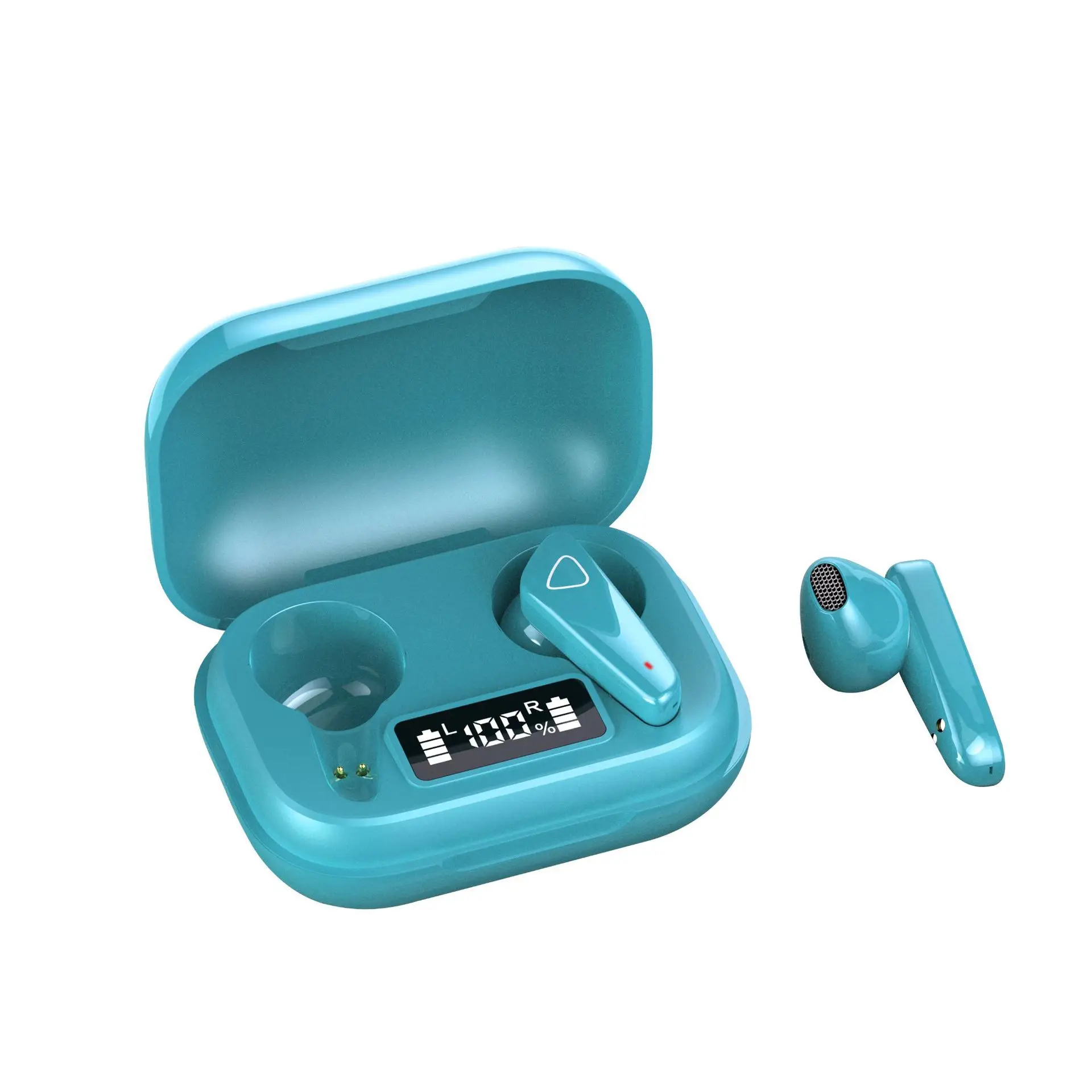 Fashion trend sports new wireless headset 5 0 with charging compartment digital display in ear tws bluetooth headset