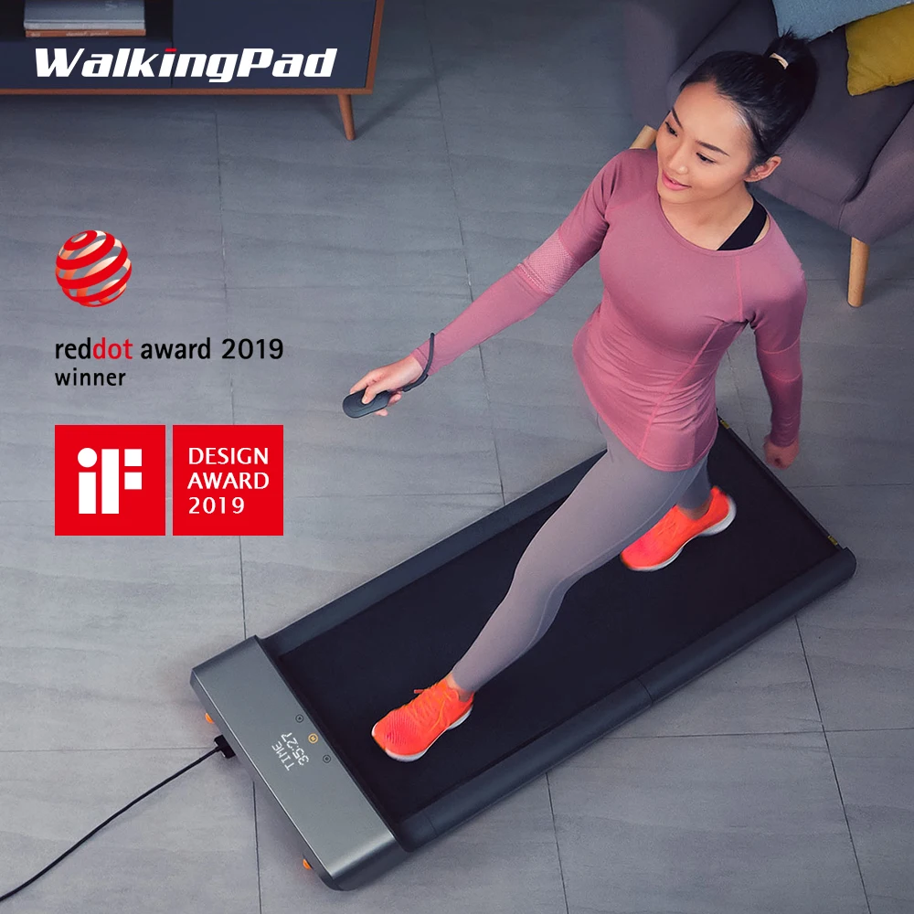 WalkingPad беговая дорожка A1 электрическое оборудование для фитнеса умная складная прогулочная машина скрытый светодиодный дисплей приложение