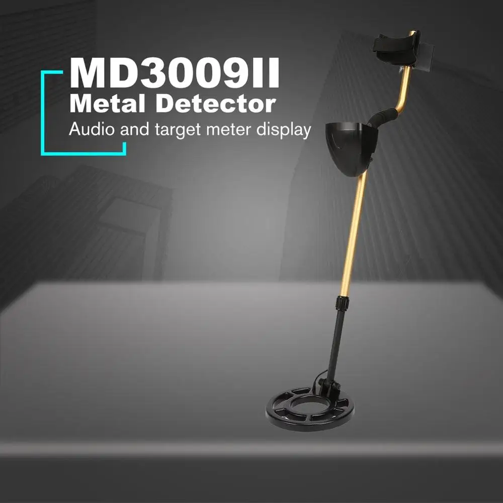 MD3009II профессиональный Подземный металлический детектор портативный Охотник за сокровищами Золотой золотоискатель водонепроницаемый чувствительный регулируемый