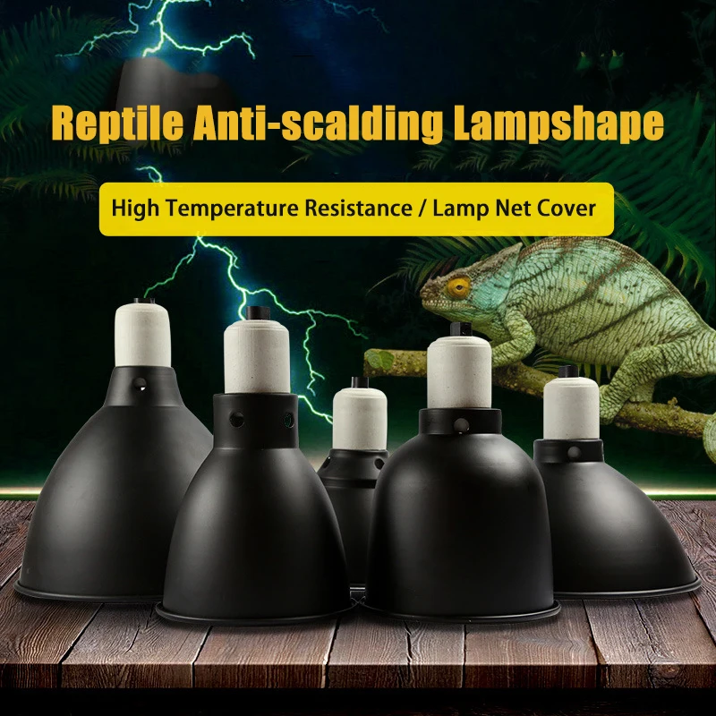 Reptile Terrarium Anti-scald Protective Lampshade Tortoise Lizard Snake Lamp Holder Pet Anti-scalding Cover Safety Light Shade