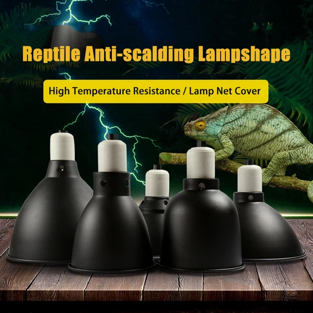 Abat-jour de protection anti-dérapant pour terrarium de reptiles, tortue,  lézard, support de lampe de salle, housse anti-brûlure pour animaux de  compagnie, abat-jour de lumière de sécurité - AliExpress