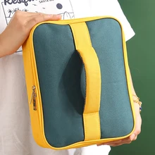 

Square Thermal Lunch Bag for Women Waterproof Portable Insulated Lunch Box Tote Food Bags Office Worker Food Storage Bags WY441