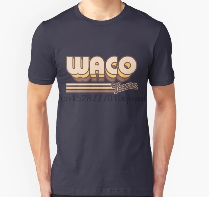 Men tshirt Waco TX City Stripes Unisex T Shirt Printed T-Shirt tees top |