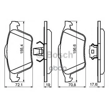 

Pads TORM k-t front Volvo S60 V70 II XC70 XC90 Bosch art. 0986494158