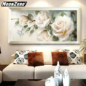

5D DIY Diamond Flower picture Full Square/Round Diamond Mosaic diamond Embroidery Crafts Home Decoration Gift set WYZ202004013