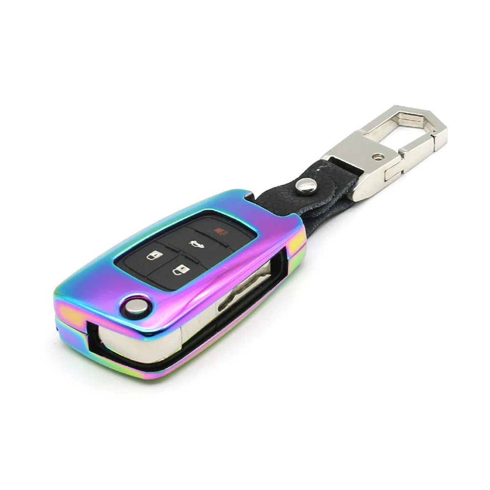 Для Chevrolet Cruze Sonic BuickRemote брелок в виде ракушки чехол Авто держатель чехол смарт-протектор Kirsite покрытие - Название цвета: 4