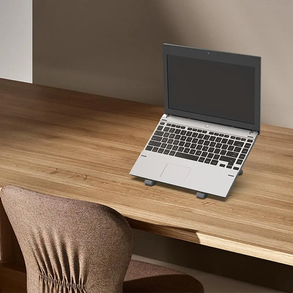 Алюминиевый Сплав регулируемая подставка для ноутбука Складная портативная для ноутбука кронштейн подъемный охлаждающий держатель нескользящий для офиса