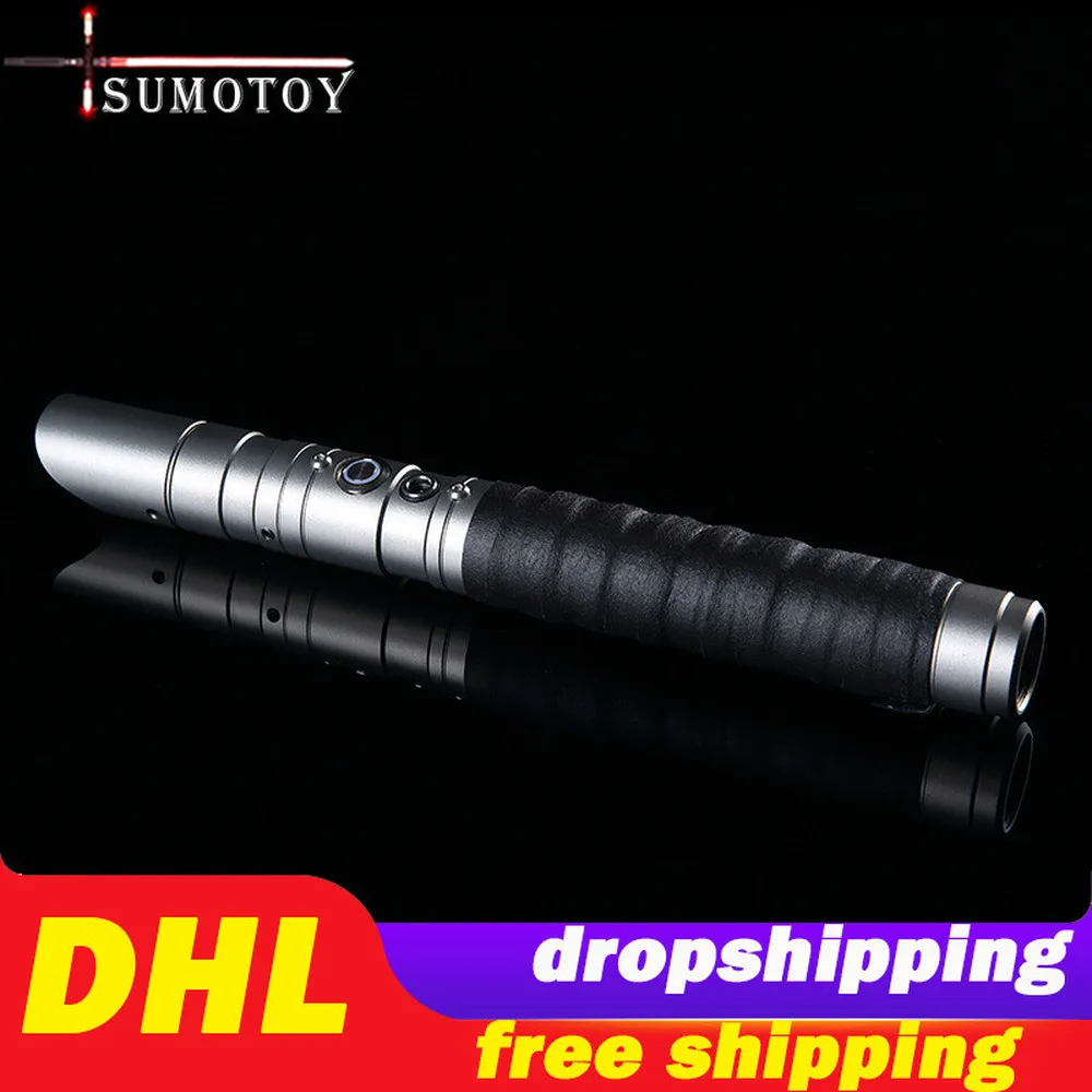 SUMOTOY ZQ RGB световой меч из металла Hilt Jedi Sith Light Saber Force FX Lighting Heavy Dueling Color Change Sound FOC Lock Up