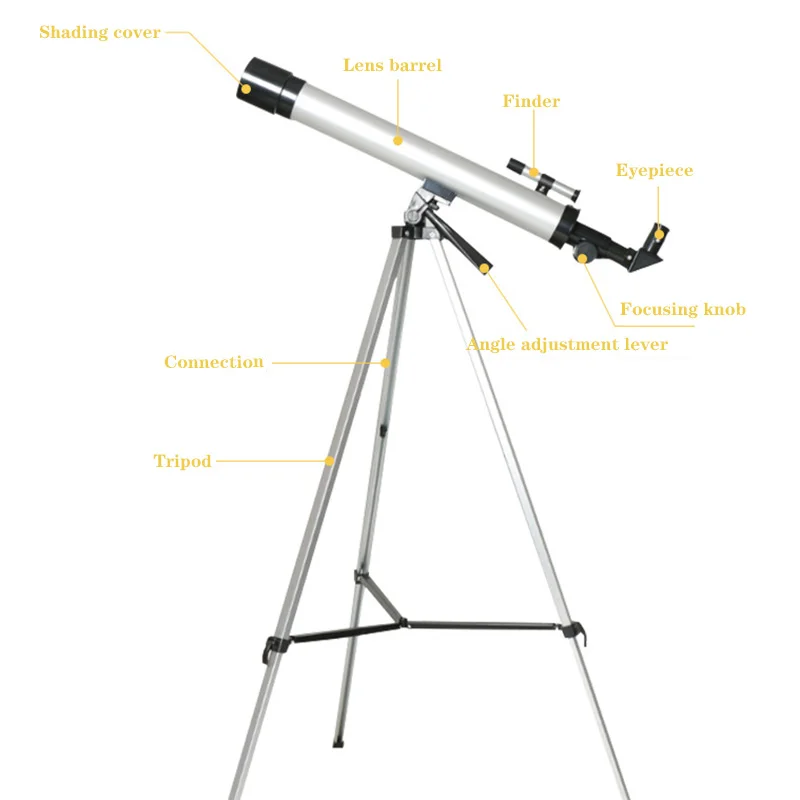 F60050 космический телескоп, астрономия 120X масштабируемый монокулярный телескоп Оптическая Труба наружная звезда наблюдение за птицами