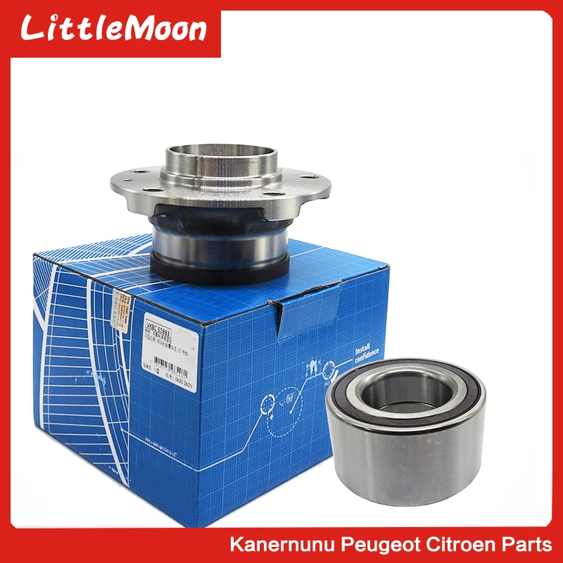 Front and rear wheel hub bearings for Dongfeng Peugeot 508 Citroen C5, wheel hub oil seal bearing set