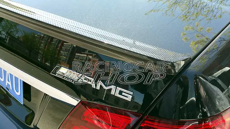 Реальные углеродного волокна AMG Тип багажник спойлер для Benz 2010UP W212 E class седан M042