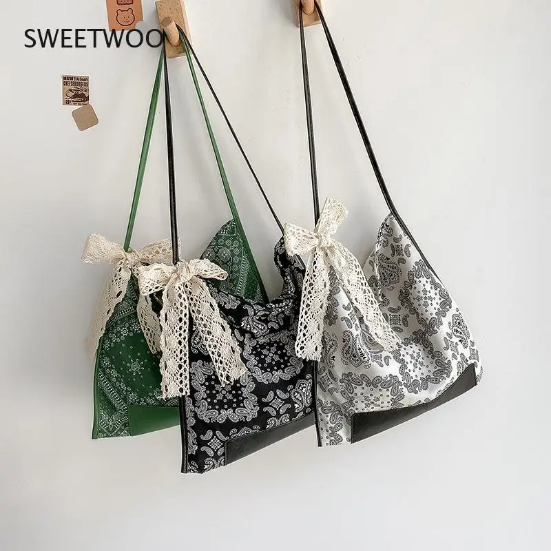 Canvas one-shoulder handbag ladies luxury designer handbag shopping bucket bag rectangular messenger bag clutch