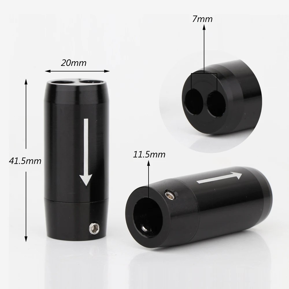 4개 고품질 팬츠 부트 Y 스플리터 1-2 스피커 RCA 케이블 하이파이 오디오 DIY 와이어 커넥터 블랙 스피커 케이블 와이어 팬츠