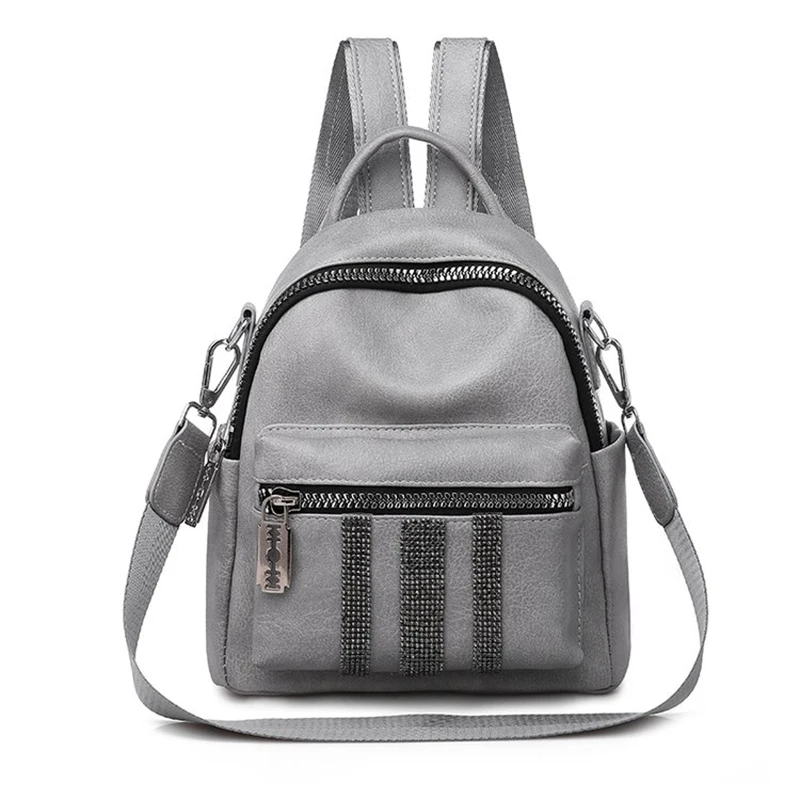 Vfemage кожаный рюкзак женская сумка через плечо женские маленькие рюкзаки модные школьные сумки для девочек многофункциональные рюкзаки Sac
