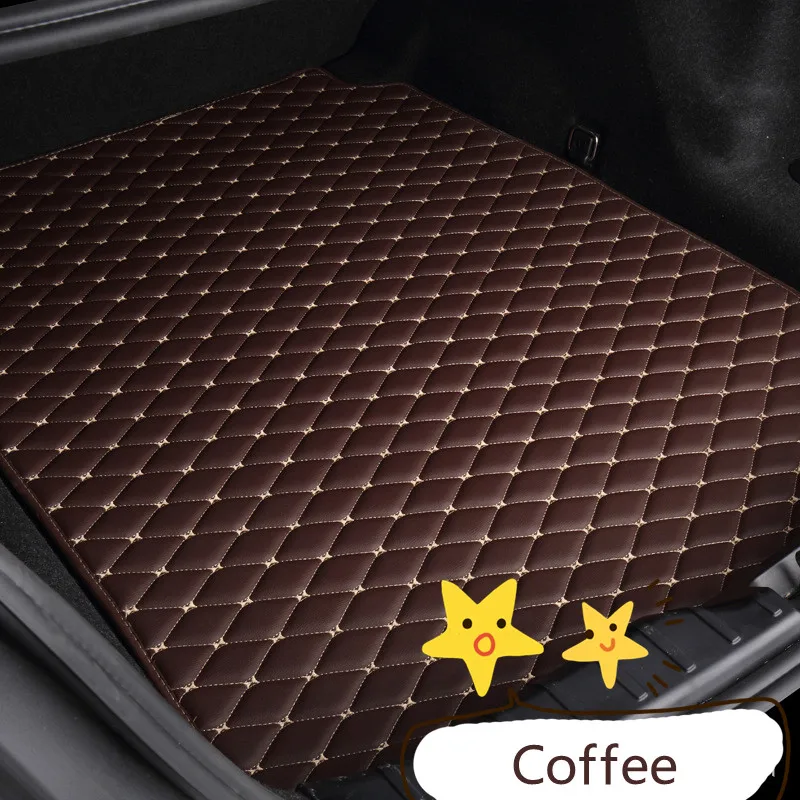 

Custom microfiber leather Car Trunk Mats floor mat carpet For BMW New 5 3 Series X1 X3 X5 X6 118i 320li 525li 530li 730li