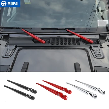 

MOPAI Styling Mouldings Car Front Windscreen Wiper Rain Blade Decoration Cover Stickers for Jeep Gladiator JT 2018+ Accessories