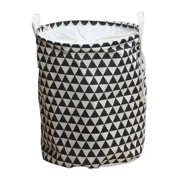 

Light Portable Folding Dirty Laundry Basket Clothes Drawstring Storage Bag Household Sundries Barrel With Draw String