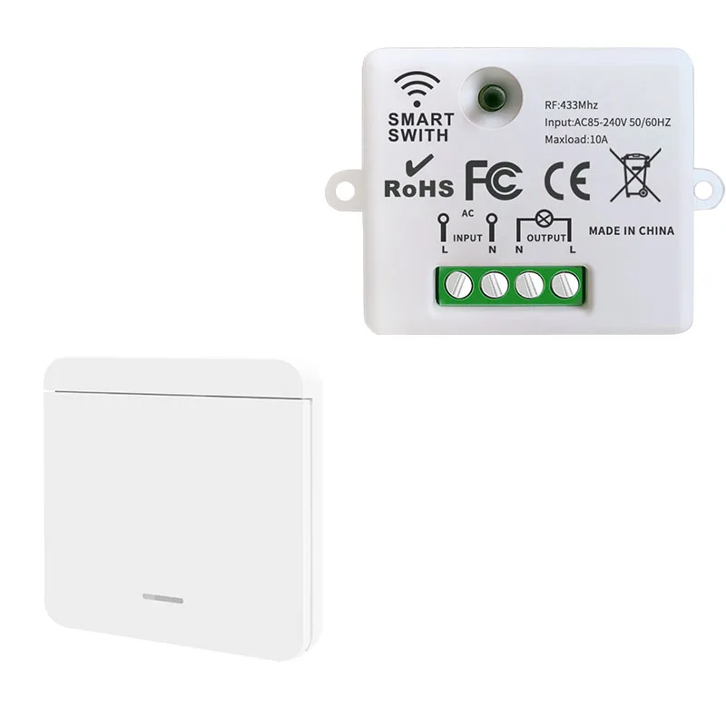 EMylo Mini Interrupteur Zigbee intelligent Télécommande sans fil  Interrupteur de lumière Zigbee AC 220V Module de relais de co[710] -  Cdiscount Bricolage