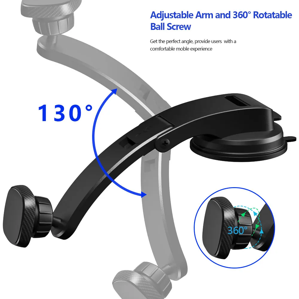 XMXCZKJ Magnetic Car Phone Holder Windshield Dashboard Universal Magnetic Car Bracket For iPhone 12 11 Xs Samsung Xiaomi HUAWEI