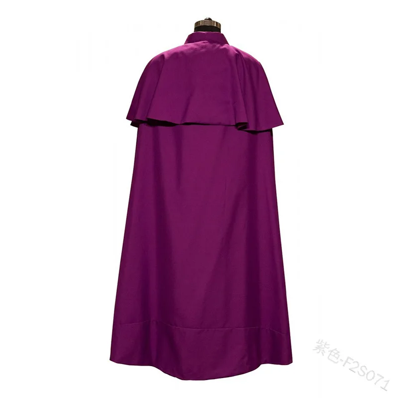Cosplay Costume Medieval Renaissance Warrior King Guard Maxi Cloak Lord Retro Gothic Knight Stage Costume Cosplay Priest Trench Cape Men